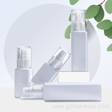 Luxury Cosmetic Plastic Square Lotion Pump Bottle